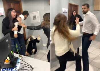 O procurador aparece transtornado. Foto: Reprodução