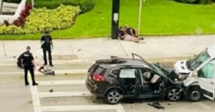 O acidente aconteceu na Florida, Estados Unidos. Foto: Reprodução