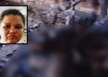 Cíntia foi presa ainda com o isqueiro na mão. Foto: Reprodução