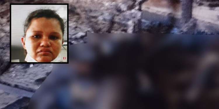 Cíntia foi presa ainda com o isqueiro na mão. Foto: Reprodução