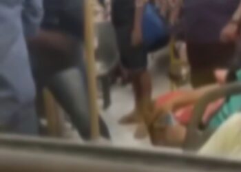 A confusão foi registrada na noite de quarta-feira (15). Foto: Reprodução