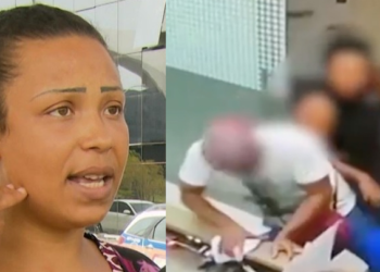 A desempregada garante que tudo que ela fala é gravado. Foto: Reprodução