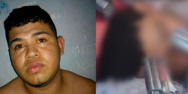 Luciano além de levar vários tiros foi decapitado. Foto: Reprodução