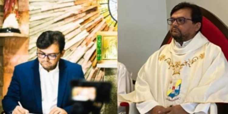 O caso virou escândalo e o padre nega tudo. Foto: Reprodução/Internet