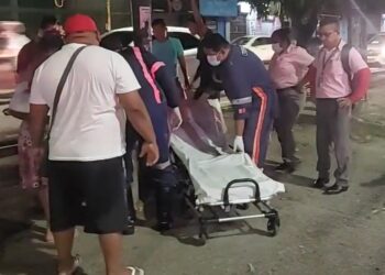 A gestante foi socorrida e levada para o hospital. Foto: Reprodução