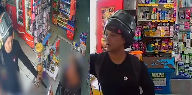 O crime aconteceu na hora do almoço. Foto: Reprodução