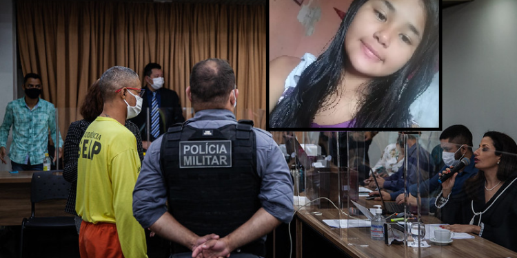 O crime aconteceu em 2019, na casa do réu. Foto: Raphael Alves - TJAM e Reprodução