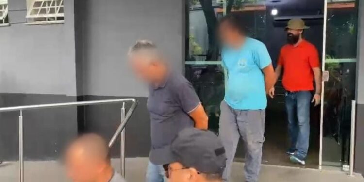 Os três foram presos e vão passar por audiência de custódia. Foto: Reprodução
