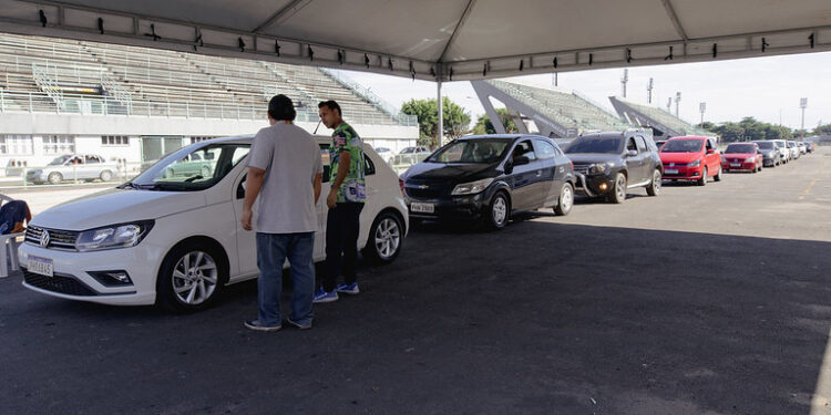 Nesses seis dias de funcionamento, o sambódromo alcançou mais de 13 mil pessoas. Foto: Henrique Souza / Arquivo Semsa