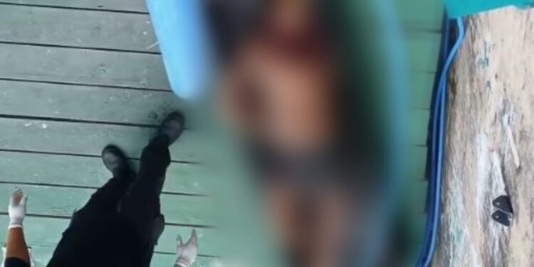 O corpo foi removido nesta quinta-feira (14). Foto: Reprodução