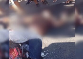 O acidente aconteceu por volta das 9h desta segunda-feira (18). Foto: Reprodução