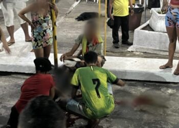 O homem foi levado para o Hospital e Pronto Socorro João Lúcio. Foto: Reprodução