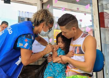 O novo grupo apto a ser vacinado é superior a 80 mil crianças. Foto: Divulgação / Semsa