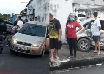 Dos cinco feridos, três são policiais da Rocam. Foto: Reprodução