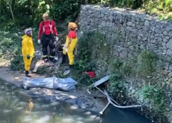 O cadáver já estava em estado de decomposição. Foto: Reprodução
