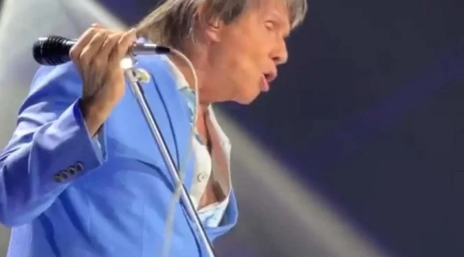 Um vídeo flagrou o momento de descontrole do Rei. Foto: Reprodução