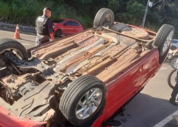 O acidente ocorreu na manhã deste domingo (17). Foto: Reprodução