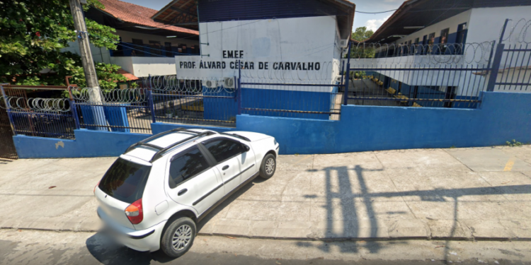 A escola fica localizada no bairro Tancredo Neves, Zona Leste de Manaus. Foto: Reprodução/Internet