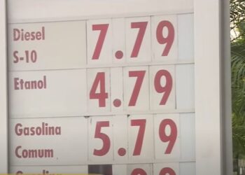 Após o reajuste, os valores já estão caindo nos postos em Manaus. Foto: Reprodução