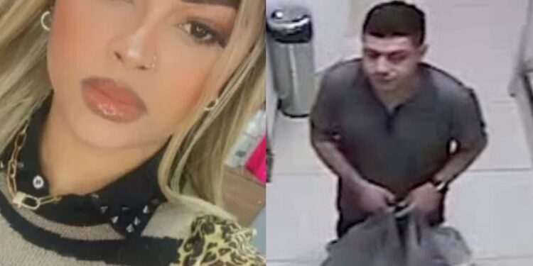 O homem seria namorado dela e é procurado pela polícia. Foto: Reprodução