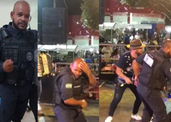 O guarda municipal já está famoso na cidade. Foto: Reprodução/Instagram