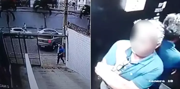 O homem tinha sido proibido de entrar no condomínio. Foto: Reprodução