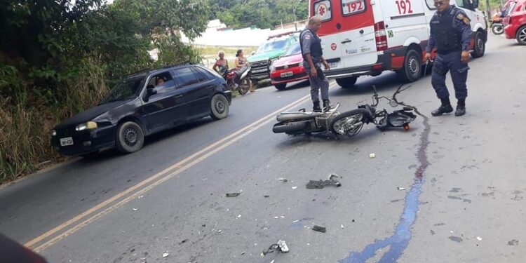 O acidente aconteceu no bairro Monte das Oliveiras. Foto: Divulgação