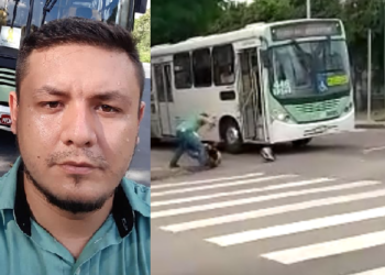 Victor Sarrazim é o motorista que foi filmado. Foto: Reprodução