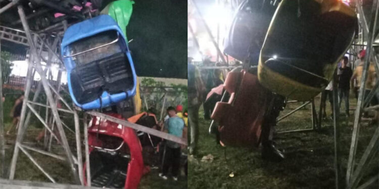 O acidente ocorreu na noite deste sábado (16). Foto: Divulgação