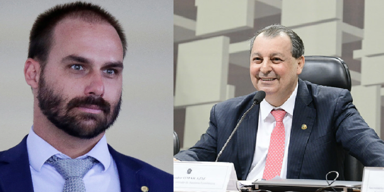 O deputado fez uma publicação em redes social que associava Omar ao crime de pedofilia. Foto: Reprodução/Internet