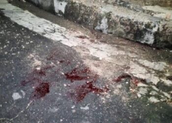 O homem chegou a ser levado para o hospital, mas não resistiu aos ferimentos. Foto: Reprodução