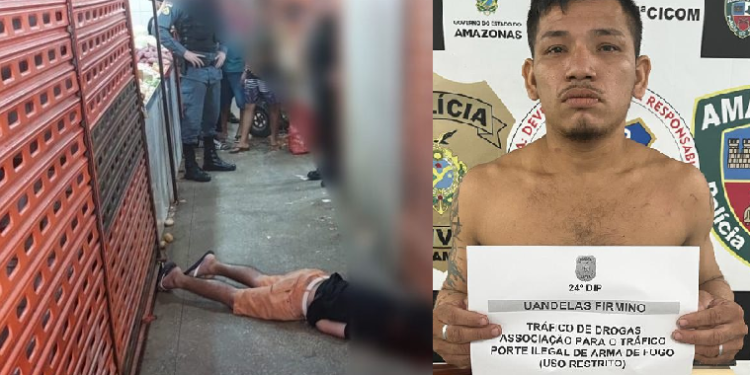 Uendelas foi preso em flagrante pelo homicídio e outros crimes. Foto: Reprodução