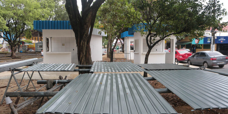 A praça não recebia reforma há quase três décadas. Foto: Márcio Melo / Seminf