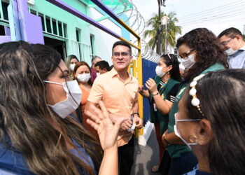 A Unidade de Saúde da Família (USF) fica localizada na rua O-43, no bairro Compensa 2, Zona Oeste. Foto: Dhyeizo Lemos/Semcom