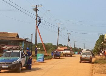 Cerca de 273 luminárias foram instaladas pela primeira vez, totalizando 23 ruas. Foto: Divulgação