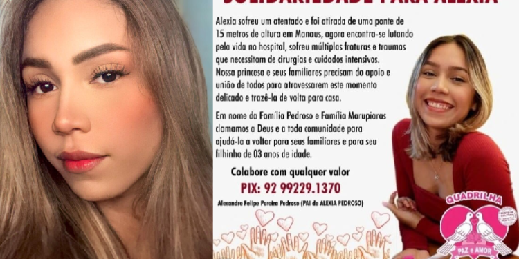 Jovem sofreu tentativa de feminicídio e teve múltiplas fraturas. Foto: Reprodução/Facebook