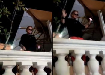 O roqueiro fez a felicidade dos fãs. Foto: Reprodução