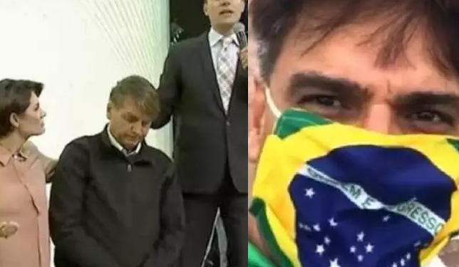 Bolsonaro e a primeira-dama participaram de almoço com Guilherme e a esposa. Foto: Reprodução
