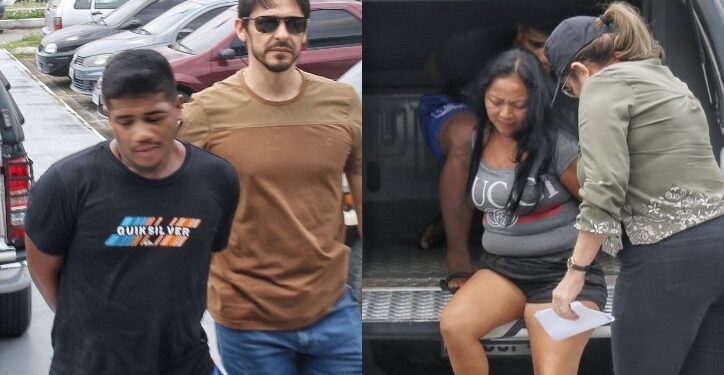 O casal foi preso no bairro Alvorada, Zona Oeste. Foto: Reprodução