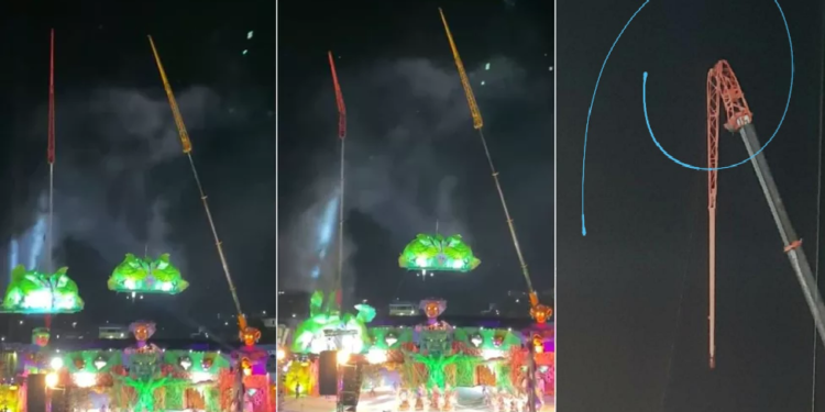 O acidente ocorreu na noite deste domingo (28). Foto: Reprodução