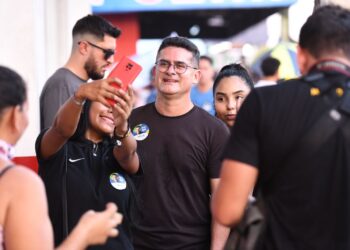 O prefeito tem cumprido agenda para vários candidatos que ele apoia. Foto: Avante Amazonas