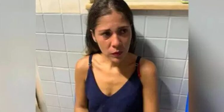 A mulher quase foi linchada, segundo a polícia. Foto: Reprodução