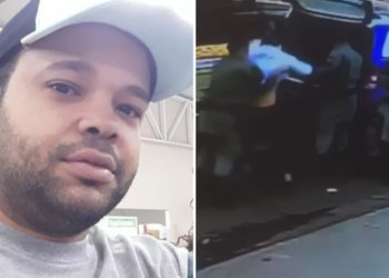 O homem foi encontrado morto horas após ser colocado em viatura. Foto: Reprodução