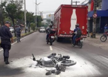 O acidente ocorreu na manhã desta quarta-feira (24). Foto: Reprodução