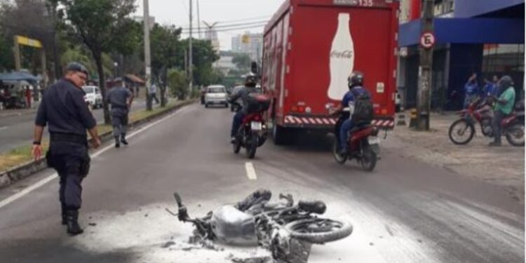 O acidente ocorreu na manhã desta quarta-feira (24). Foto: Reprodução