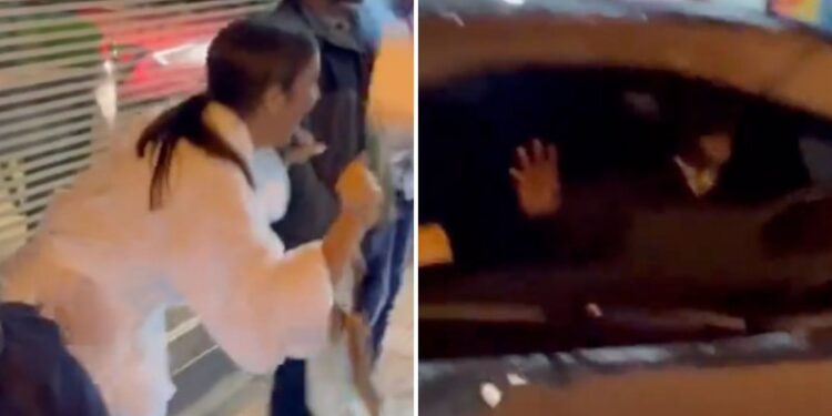 A cantora estava ainda de roupão. Foto: Reprodução