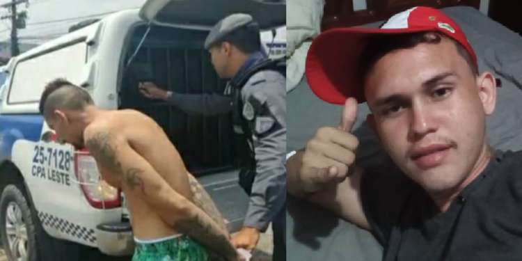 Sândalo (lado direito) foi sequestrado no mês passado. Foto: Reprodução