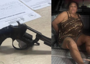 A mulher foi presa em flagrante no 6º DIP. Foto: Reprodução