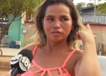 A mulher foi executada com vários tiros. Foto: Reprodução