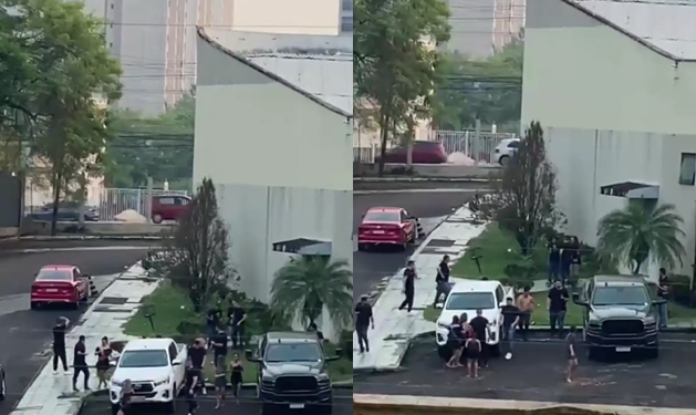 Vários tiros são disparados. Foto: Reprodução